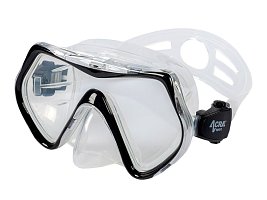 Šnorchlovací set 3 v 1, ČERNÝ, L/XL, ploutve 42-47