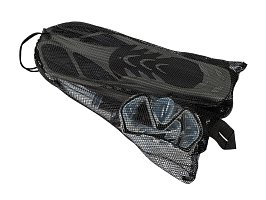 Šnorchlovací set 3 v 1, ČERNÝ, S/M, ploutve 36-41