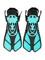 Šnorchlovací set 3 v 1, TYRKYSOVÝ, L/XL, ploutve 42-47