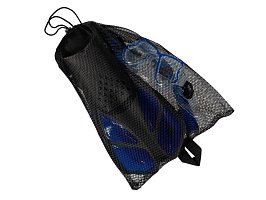 Šnorchlovací set 3 v 1, MODRÝ/TRANSPARENTNÍ, L/XL ploutve 42-47