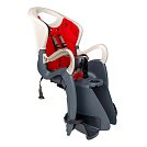 BELLELLI TIGER Dětská sedačka na kolo B-FIX Relax polohovatelná, šedá