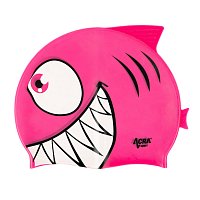 Dětská plavecká koupací čepice, PIRANHA, růžová