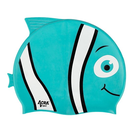 Dětská plavecká koupací čepice, NEMO, tyrkysová