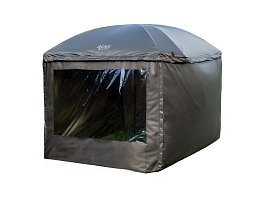 ACRA Outdoor Shelter XXL, deštník 300 cm s bočnicemi a stabilizačními tyčemi
