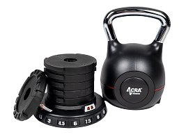 Kettlebell nové generace 7v1 - nastavitelný, 1,5 - 10 kg