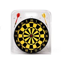 Acra terč na šipky 10" W3021DB, kovový rám, 2 šipky