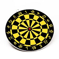 Acra terč na šipky 10" W3021DB, kovový rám, 2 šipky