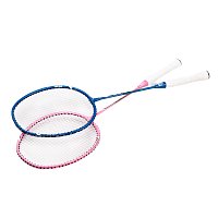 Acra badmintonový set 2 Alu rakety a 2 míčky