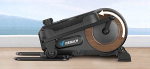 MERACH E43B1 Mini elektrický eliptický trenažér, mini stepper, 8 programů