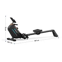 MERACH R15 Magnetický veslovací trenažér, 40 kg zátěž