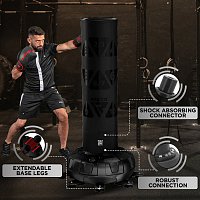 RDX Volně stojící boxovací pytel ADULTS PUNCH BAG TARGET, černý 6FT