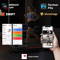 MERACH T25 WalkPad s automatickým sklonem 12 %, nosnost 181 kg