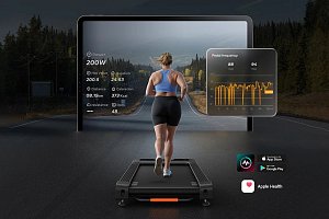 MERACH T25 WalkPad s automatickým sklonem 12 %, nosnost 181 kg