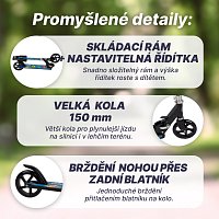 Koloběžka Acra Joy Superhero do 9 let