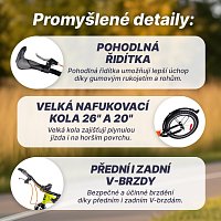 Koloběžka Acra Joy Racer