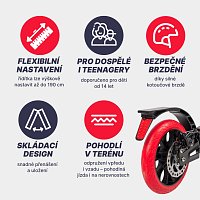 Koloběžka Acra Joy Diablo skládací