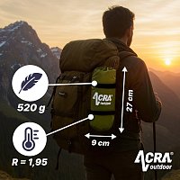 ACRA L140ZEL nafukovací karimatka zelená 5cm