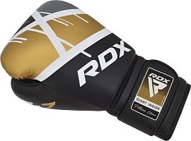 RDX Boxerské rukavice F7 Ego, černo zlaté