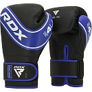 RDX Dětské boxerské rukavice 4B Robo, modro černé, 6 oz RDX Dětské boxerské rukavice 4B Robo, modro černé, 6 oz