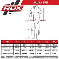 RDX Saunový oblek SAUNA SUIT C1, modrý