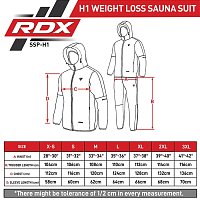 RDX Saunový oblek SAUNA SUIT H1, červený