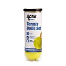 Acra tenisové míčky - rekreační 3 ks v dóze Acra tenisové míčky - rekreační 3 ks v dóze