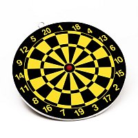 Acra terč na šipky 10" W3021DB, kovový rám, 2 šipky