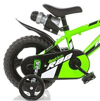 Dětské kolo Dino 12" zelené