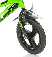 Dětské kolo Dino 12" zelené