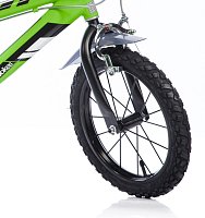 Dětské kolo Dino 14" zelené