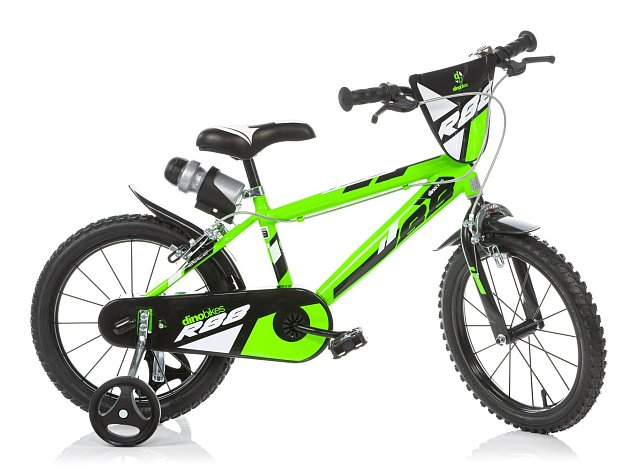 Dětské kolo Dino 16" zelené