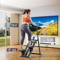 MERACH 2448 Schodový Stepper, nastavitelný