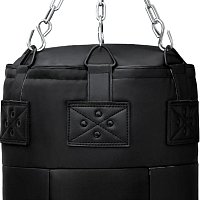 RDX Tvarovaný Angle Punch Bag boxovací pytel 3v1, rukavice, otočný řetěz, plněný, černý