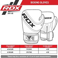 RDX Dětské boxerské rukavice 4B Robo, modro černé