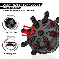 RDX Volně stojící boxovací pytel ADULTS PUNCH BAG F9 s rukavicemi, červeno-černý 6ft