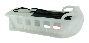 Saně Kamzík plastové SPECIÁL, bílorůžová