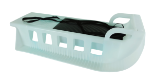 Saně Kamzík plastové SPECIÁL, bílomodrá