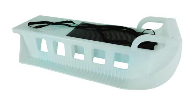 Saně Kamzík plastové SPECIÁL, bílomodrá