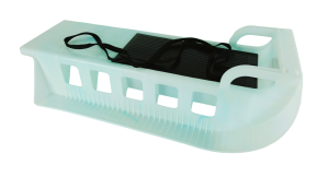 Saně Kamzík plastové SPECIÁL, bílomodrá