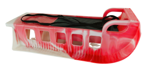 Saně Kamzík plastové SPECIÁL, růžová