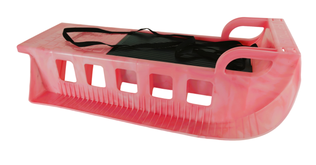 Saně Kamzík plastové SPECIÁL, růžová