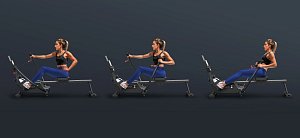 MERACH R26 Magnetický veslařský trenažér Double-Scull - 2 pádla