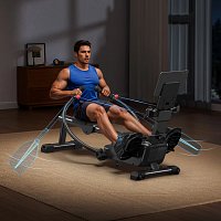 MERACH R26 Magnetický veslařský trenažér Double-Scull - 2 pádla